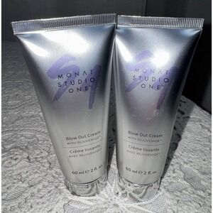 Monat Studio One Blow Out Cream Rejuveniqe TRAVEL Size 2 fl oz Sealed LOT of 2